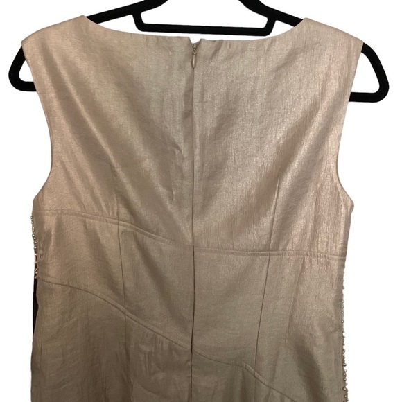 NWT Adrianna Papell Beaded Sleeveless Midi Dress - Picture 4 of 6